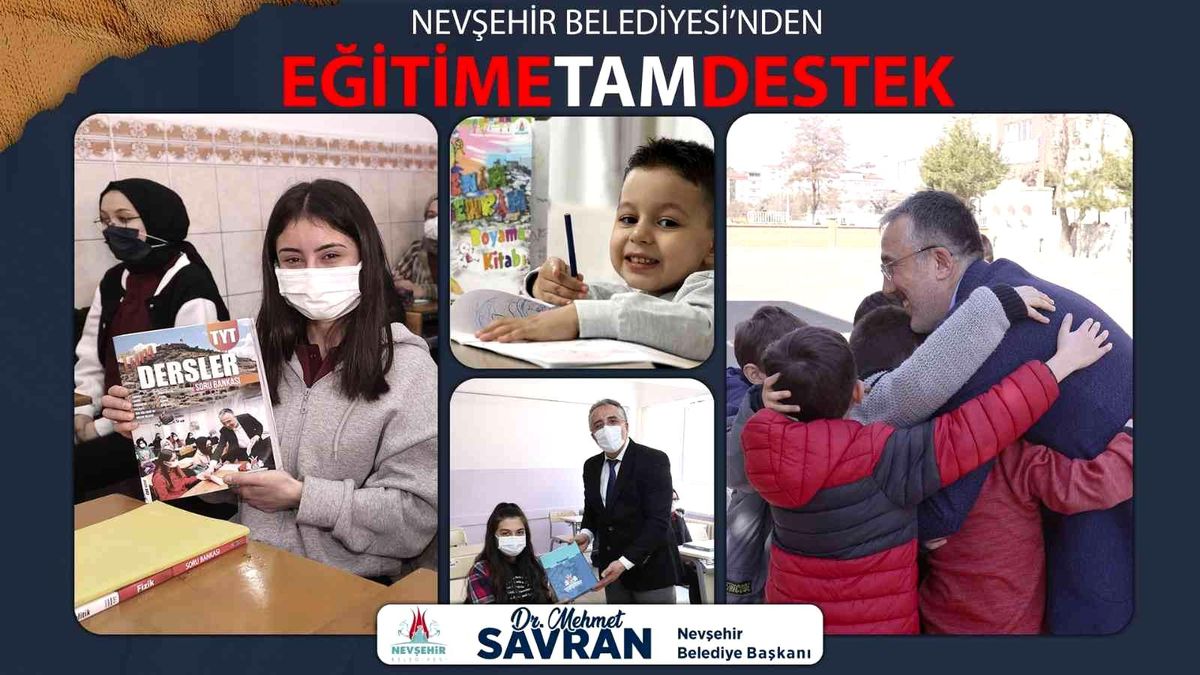 Nevşehir Belediyesi\'nden eğitime destek