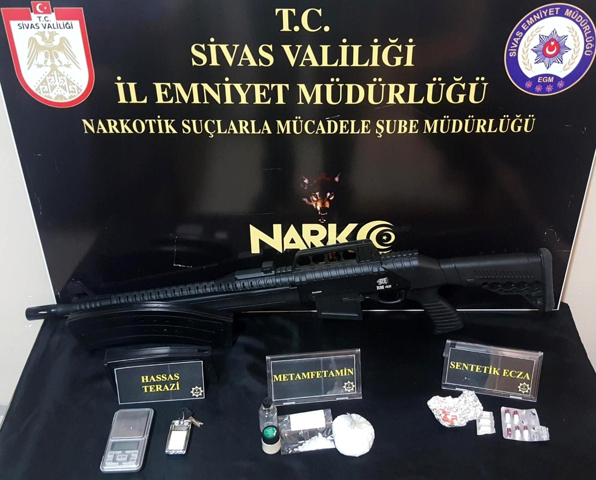 Son dakika haber... Sivas\'ta narkotik operasyonları hız kesmeden devam ediyor