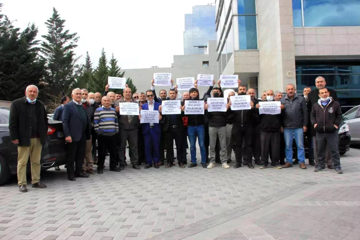 Ankara\'da özel halk otobüsü şoförlerinden sübvansiyon talebi