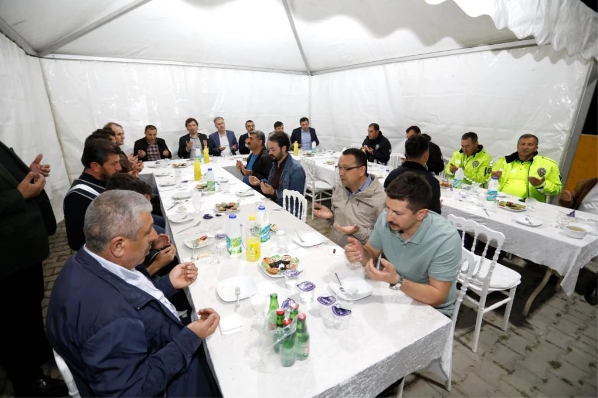 Başkan Taban polis memurlarıyla iftar sofrasında buluştu