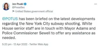 Beyaz Saray Basın Sözcüsü Psaki'den New York açıklaması