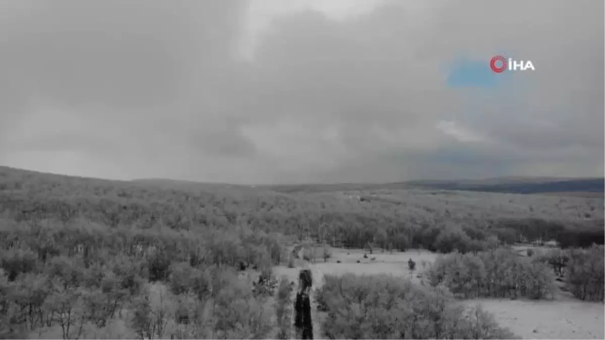 Eskişehir'in yüksek kesimleri nisan ayında beyaza büründü