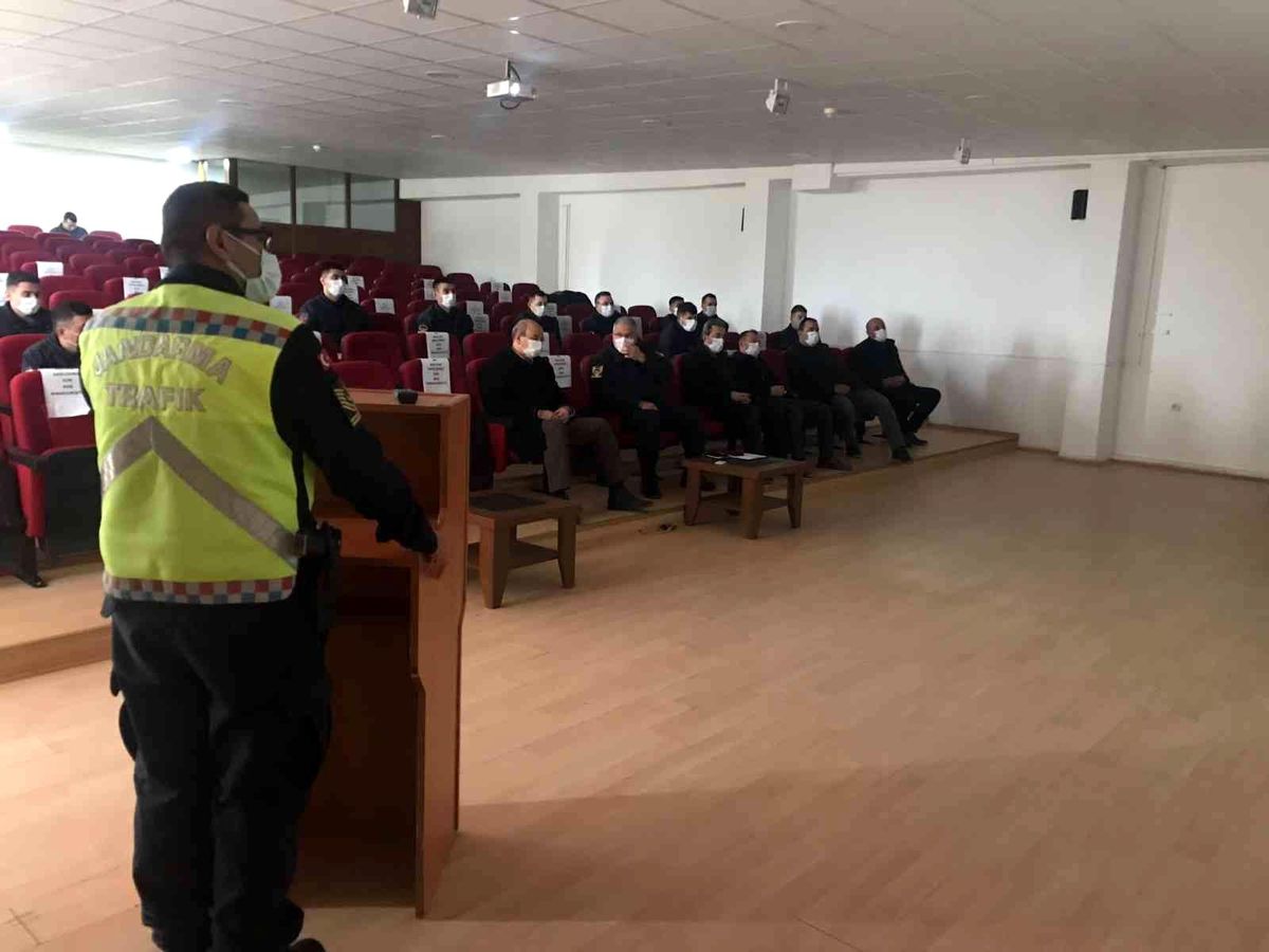 Jandarmadan hükümlü ring aracı şoförlerine eğitim