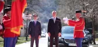 Kuzey Makedonya Cumhurbaşkanı Pendarovski, Karadağ'a resmi ziyarette bulundu