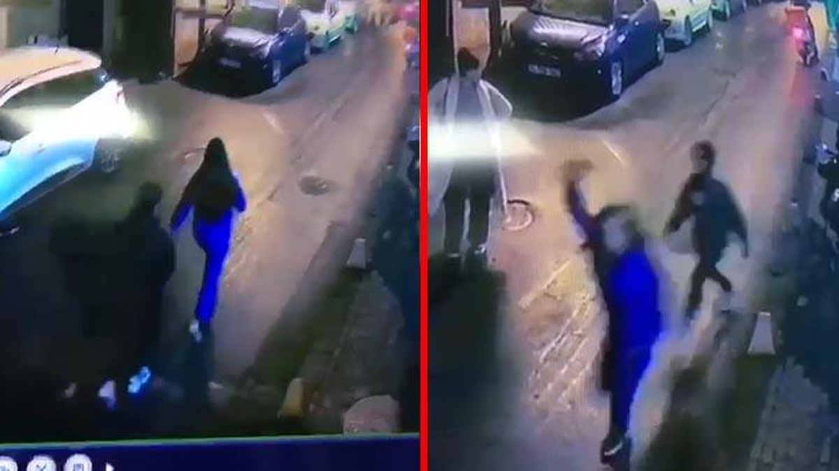 İstanbul\'un göbeğinde Libyalı şahıs kendisi gibi Libya uyruklu olan kadını bıçakla gasp etti