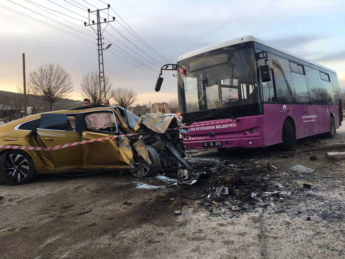 O trafik kazasının görüntüleri ortaya çıktı