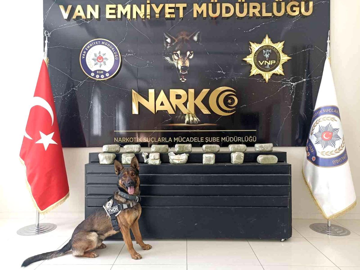 Van\'da 15 kilo 150 gram eroin ele geçirildi