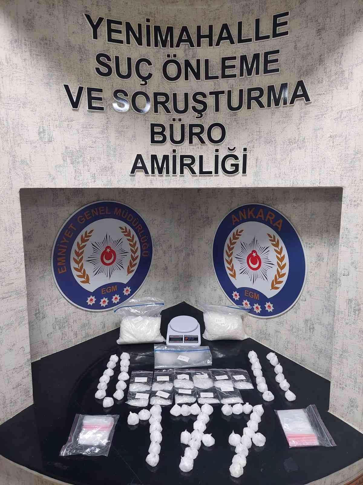Ankara\'da uyuşturucu satıcılarına operasyon: 1 kişi tutuklandı
