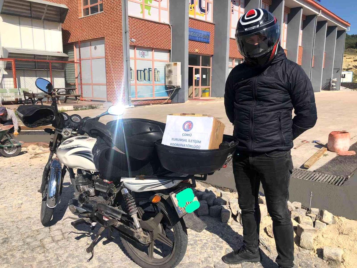 Çanakkale 1915 MotoKuryeler Derneği\'nden ÇOMÜ\'ye destek