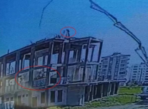 Diyarbakır'da inşaat iskelesi çöktü: 1'i ağır, 6 yaralı (2)