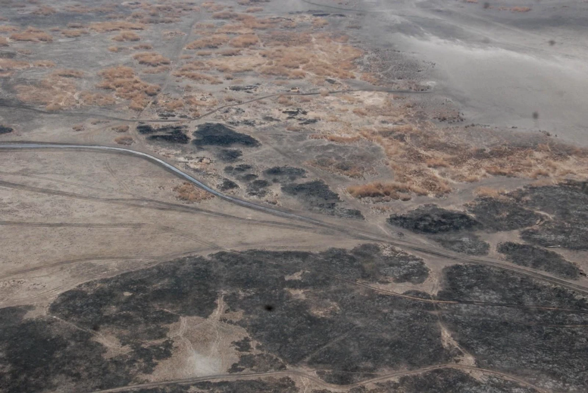 Son dakika haberleri | Eber Gölü\'nde yaşanan kuraklık hiç bu kadar bariz görünmemişti