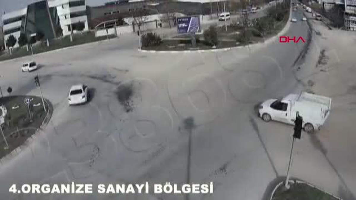 GAZİANTEP\'TE KAZALAR KAMERADA