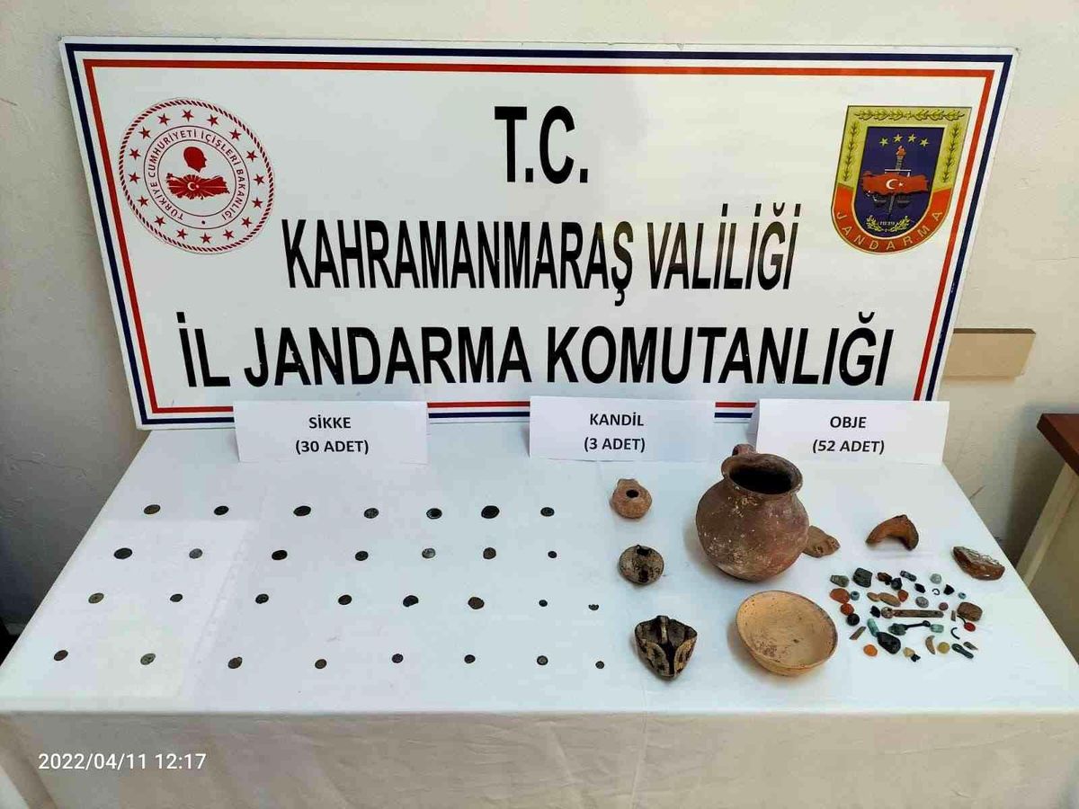 Kahramanmaraş\'ta tarihi eser kaçakçılığı
