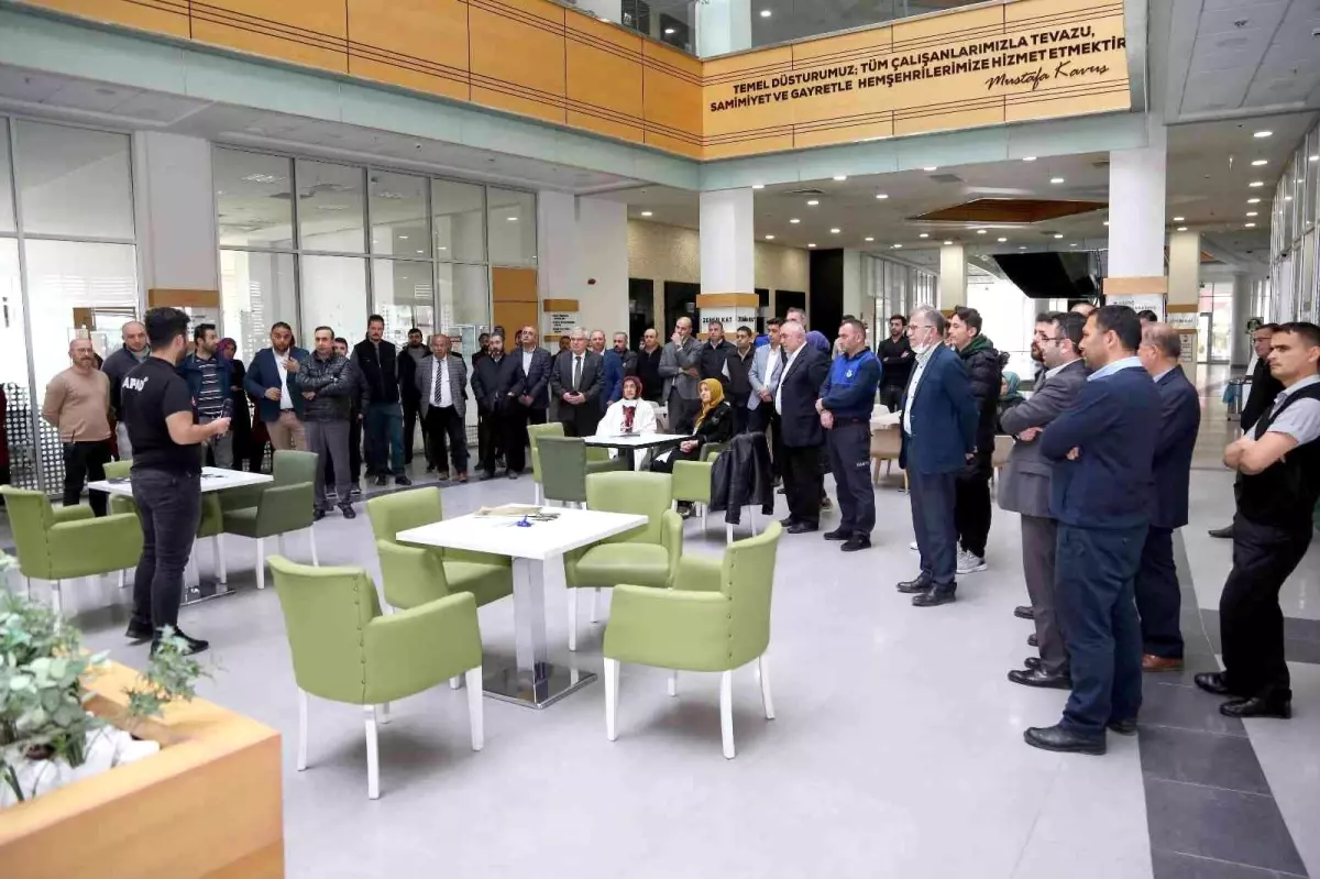 Meram Belediyesinde deprem semineri ve tatbikatı gerçekleştirildi