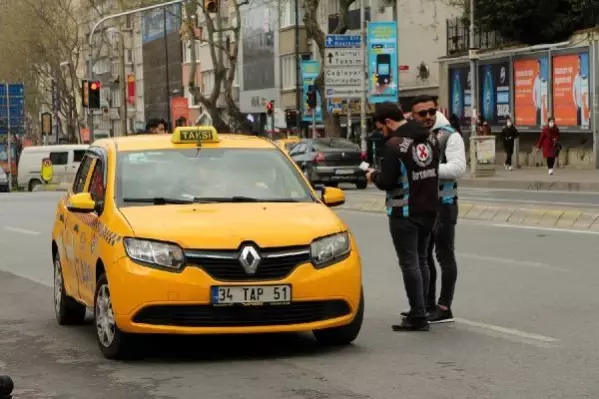 Şişli'de taksi denetimi