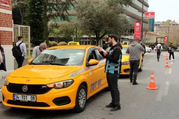 Şişli'de taksi denetimi