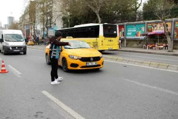 Şişli'de taksi denetimi