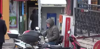 Sivas'ta karakış geri döndü, sıcaklık 15 derece birden düştü