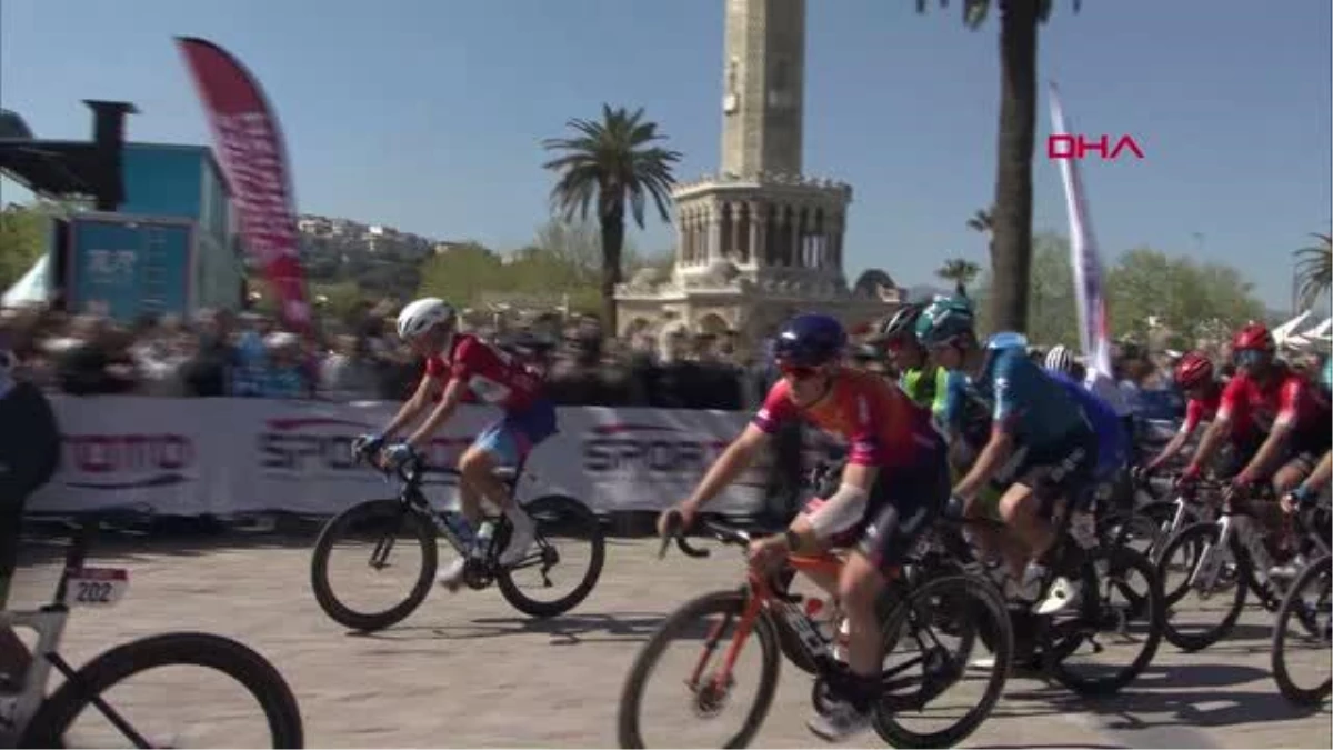 SPOR Cumhurbaşkanlığı Türkiye Bisiklet Turu\'nun İzmir-Manisa etabı koşuldu