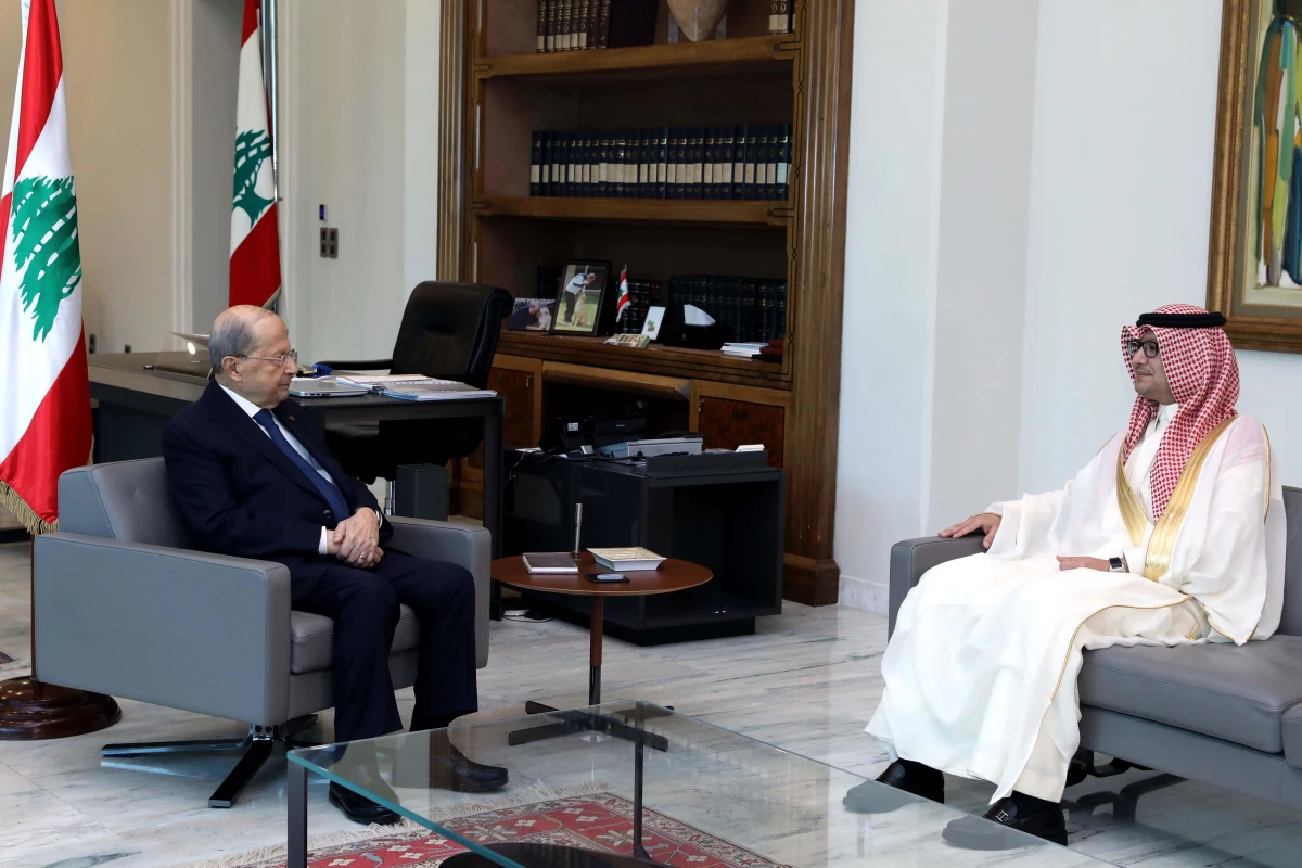 Suudi Arabistan\'ın Beyrut Büyükelçisi ile Lübnan Cumhurbaşkanı "ortak yardım sandığını" görüştü