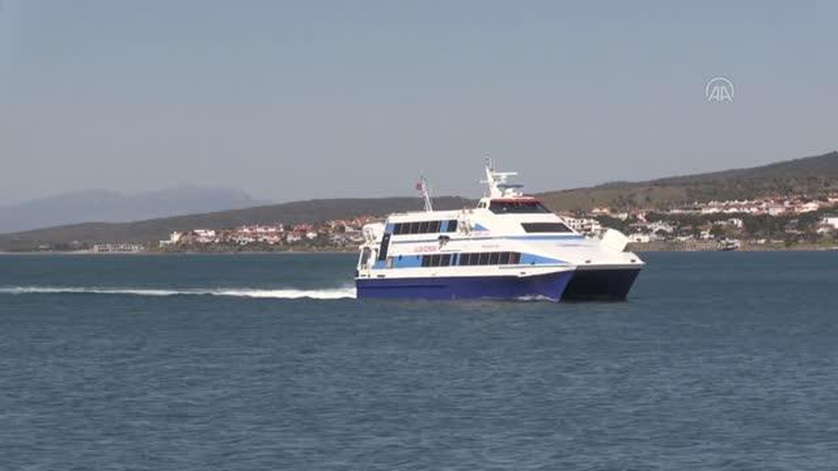 BALIKESİR - Midilli Adası\'ndan Ayvalık\'a 25 ay sonra ilk turist kafilesi geldi