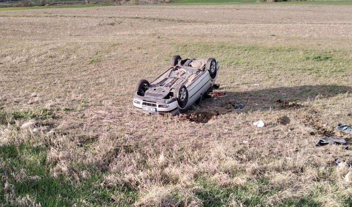 Otomobil takla attı: 1 yaralı