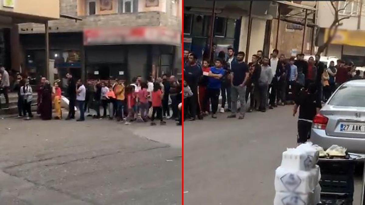 Hayat pahalılığının geldiği nokta! "1 liralık indirim kuponu" için fırınların önünde uzun kuyruklar oluşturdu