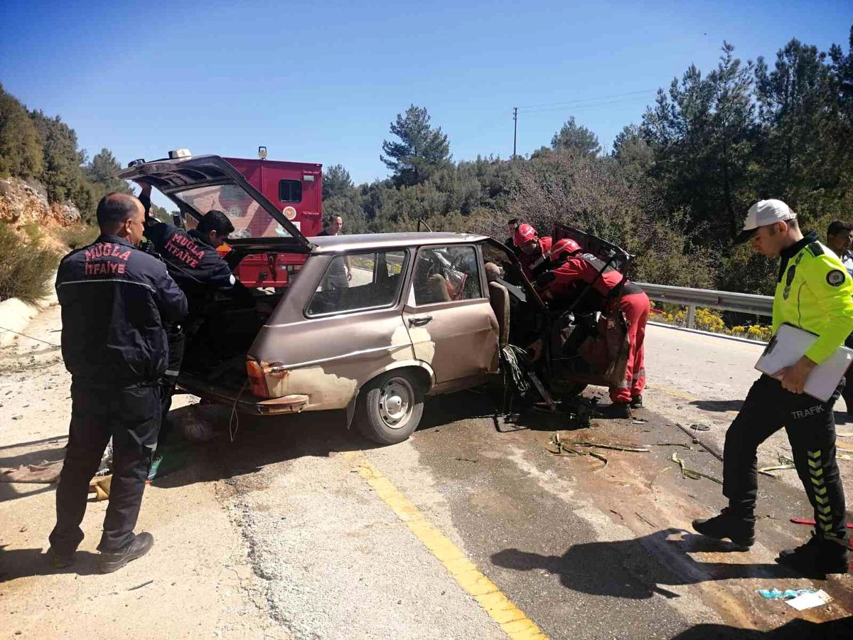 Son dakika haberi | Menteşe\'de trafik kazası: 2 yaralı