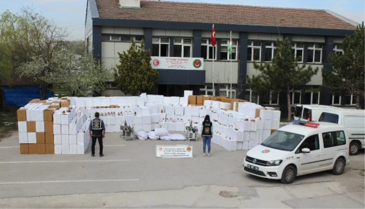 Ankara\'da kaçak 10 milyon 500 bin makaron ele geçirildi