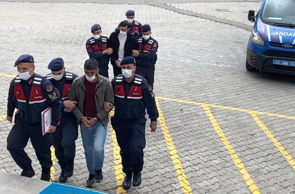 Erzurum\'da gölet şantiyesinden elektrik kablosu çalan iki kişi tutuklandı