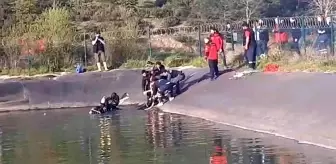 Gölete düşen çocuğun cansız bedenine ulaşıldı