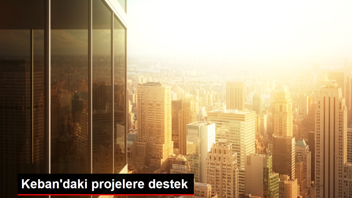 Keban'daki projelere destek