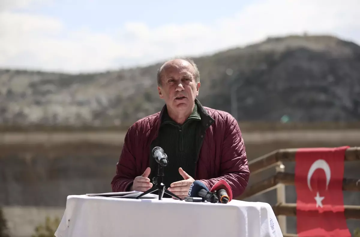 Memleket Partisi Genel Başkanı İnce'den 'Su Kanunu derhal çıkarılsın' önerisi