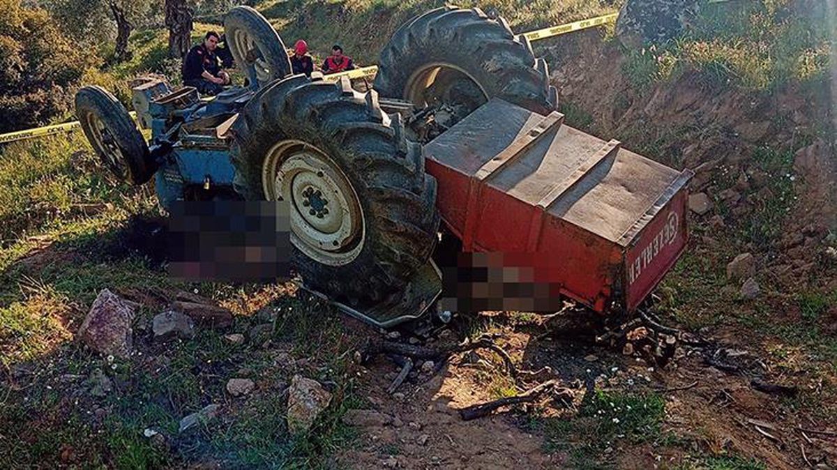 Devrilen traktörün altında kalan 13 yaşındaki çocuk yaşamını yitirdi