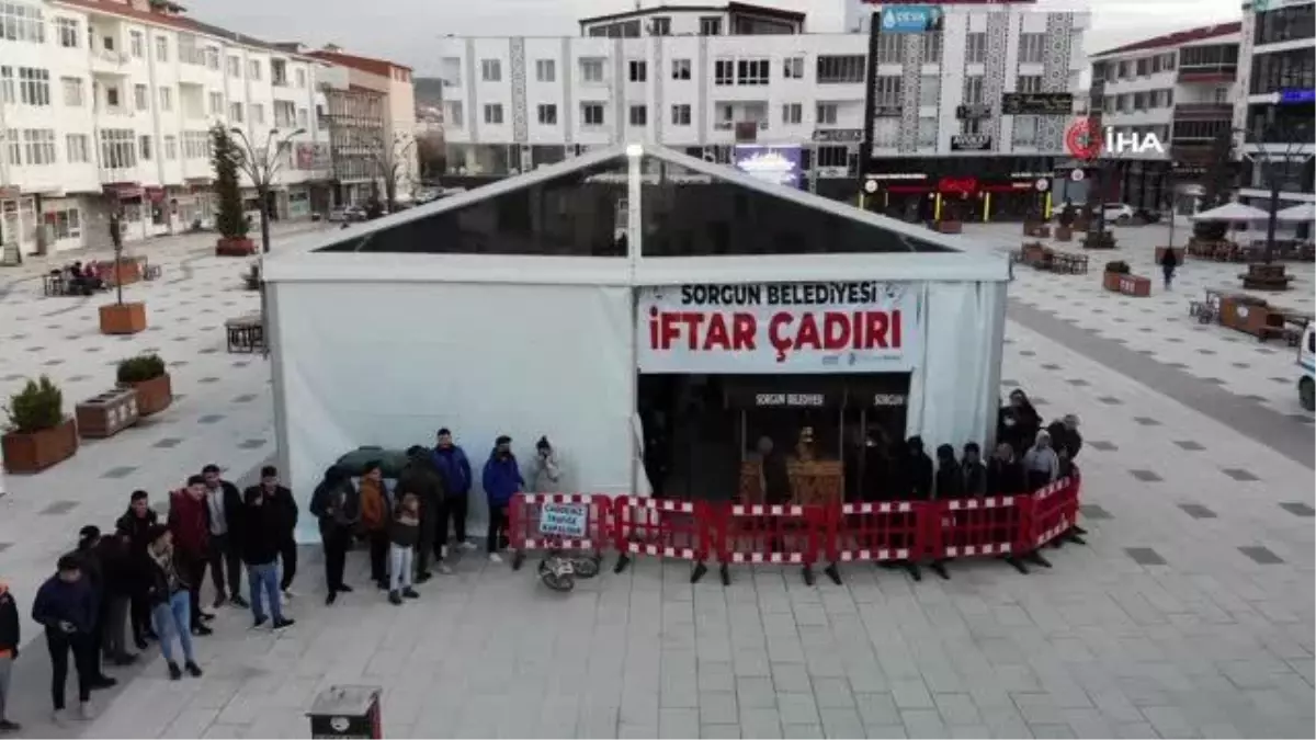 Sorgun Belediyesi günde 800 kişiye iftar veriyor