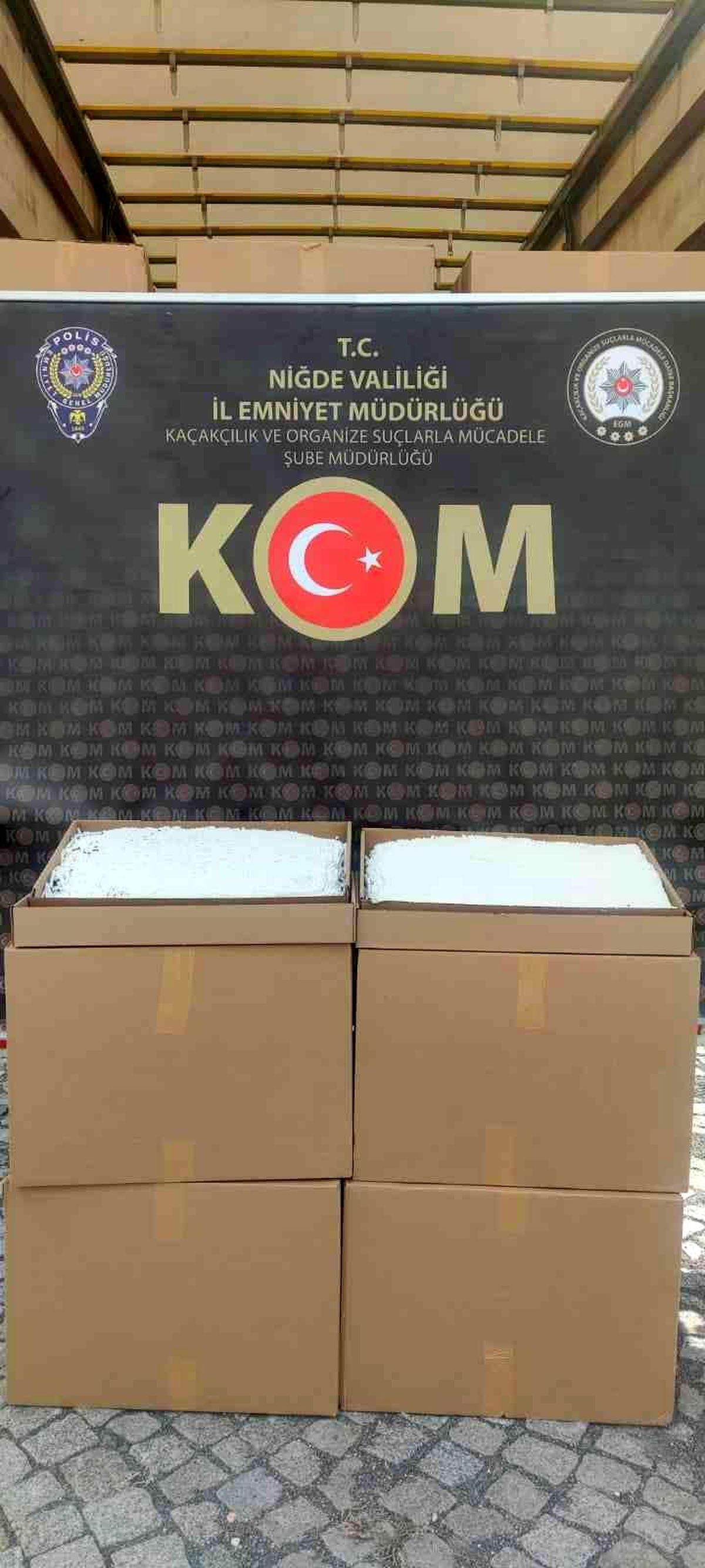 Tırda 6 milyon makaron ele geçirildi