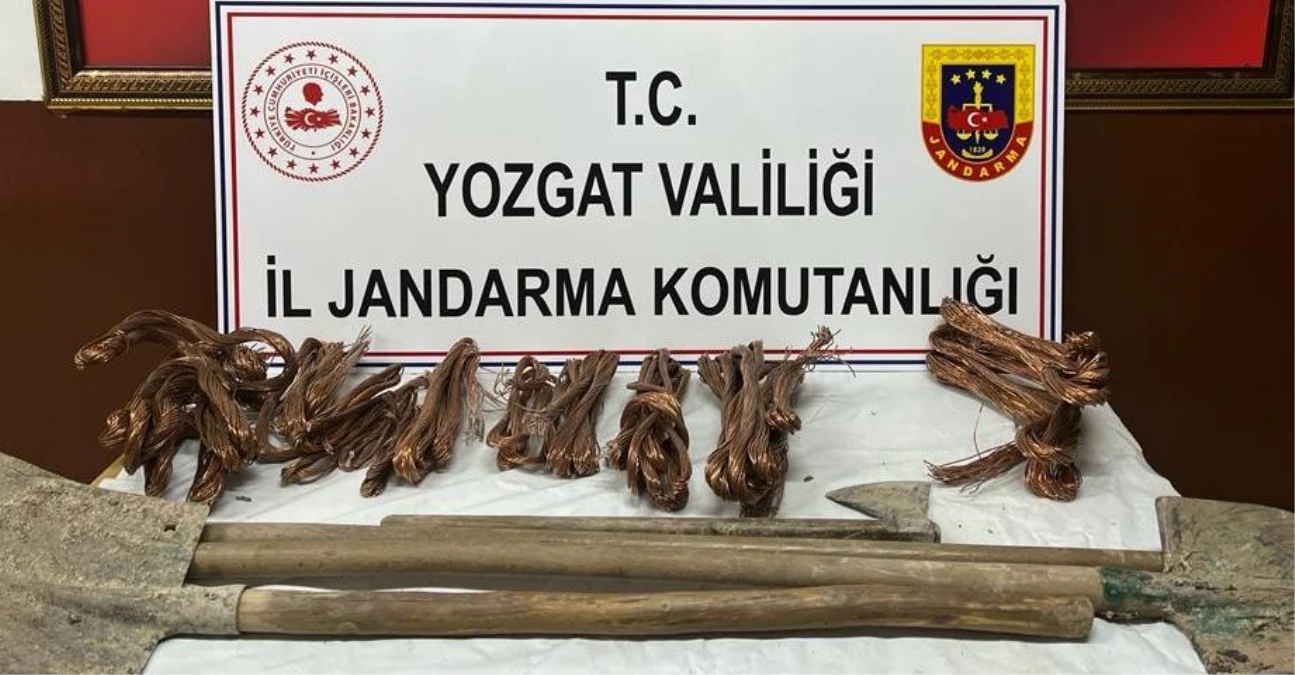 Yozgat\'ta kablo hırsızlığı şüphelisi 2 kişi tutuklandı