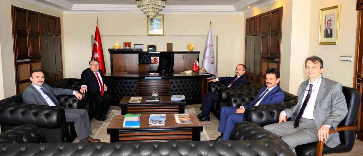 Zonguldak Adliyesi\'nden Rektör Özölçer\'e "hayırlı olsun" ziyareti
