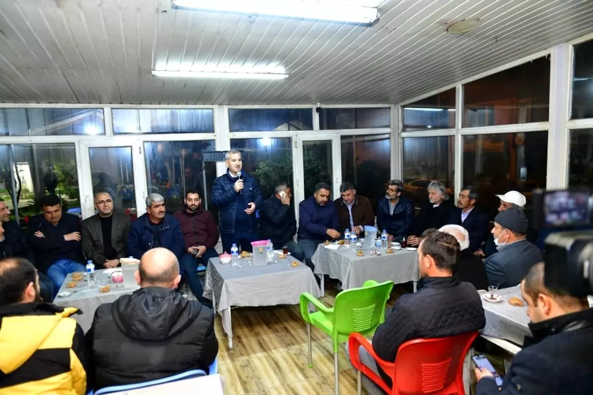 Çınar, Konak sakinleriyle bir araya geldi