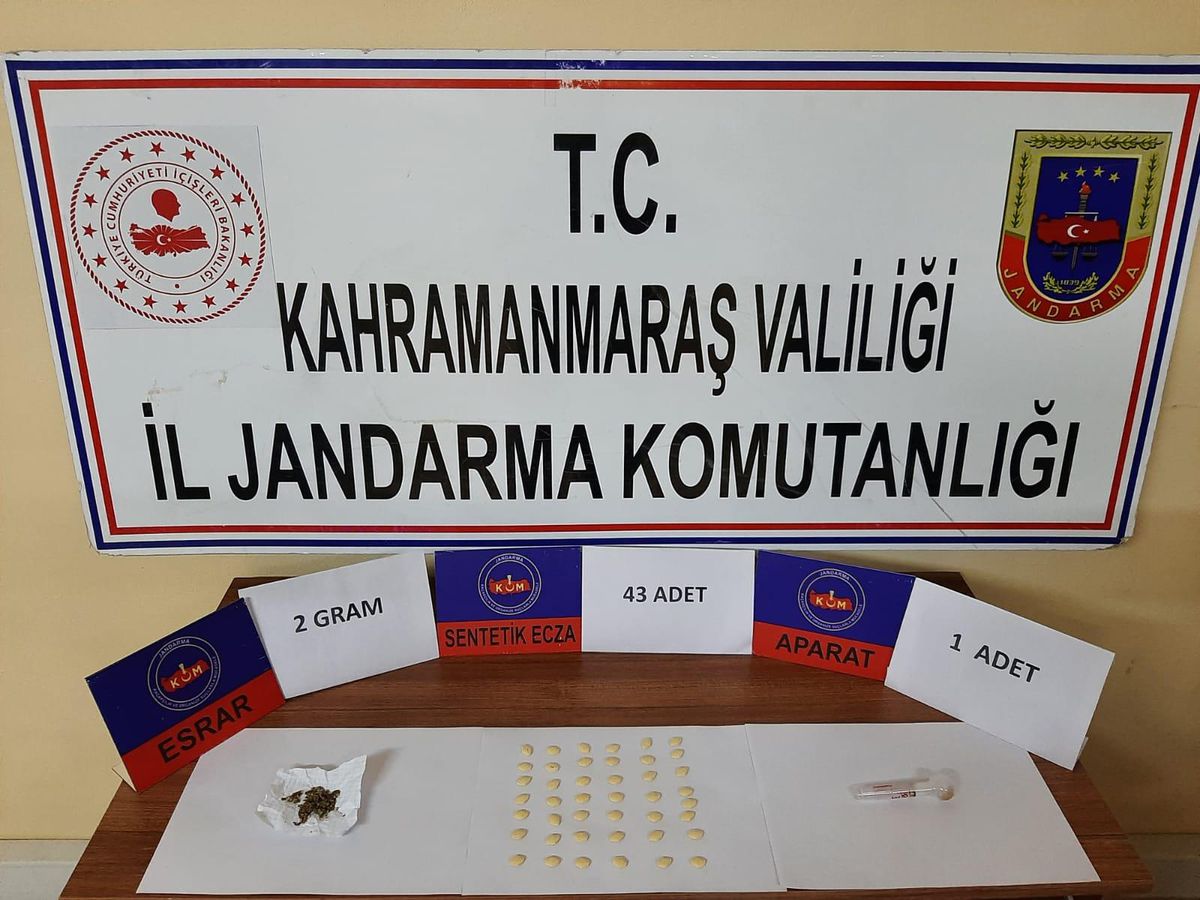 Kahramanmaraş\'ta uyuşturucu operasyonlarında 3 şüpheli yakalandı