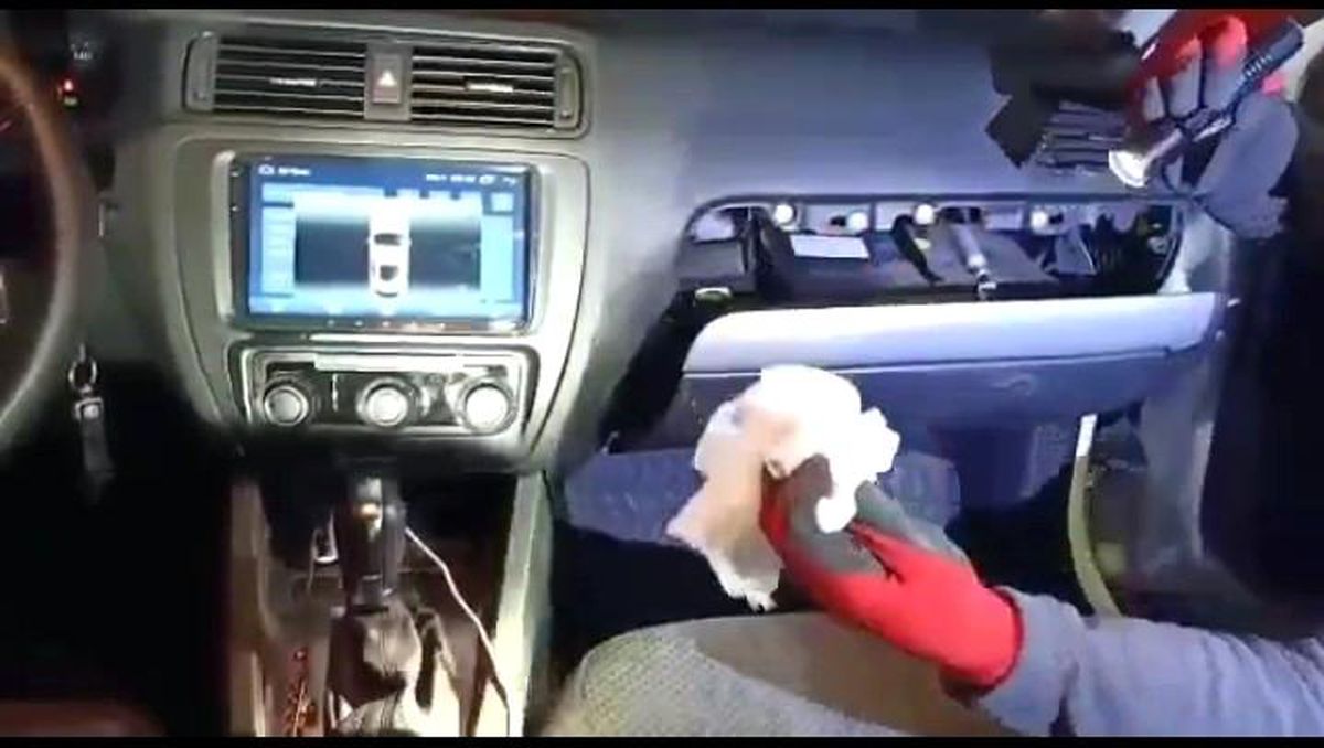 Malatya'da araçtaki uyuşturucu düzeneğini polis ortaya çıkardı