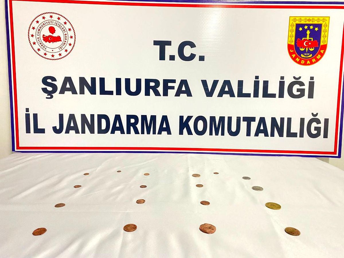 Şanlıurfa\'da Roma dönemine ait tarihi sikkeler ele geçirildi