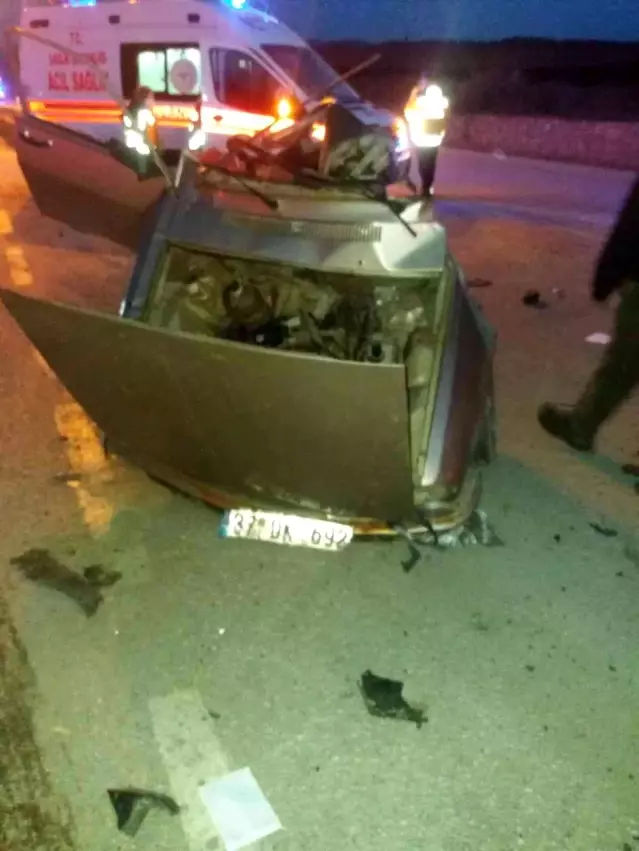 Son dakika haber | Sinop'ta trafik kazasında otomobil ikiye ayrıldı: 2 ölü, 2 yaralı