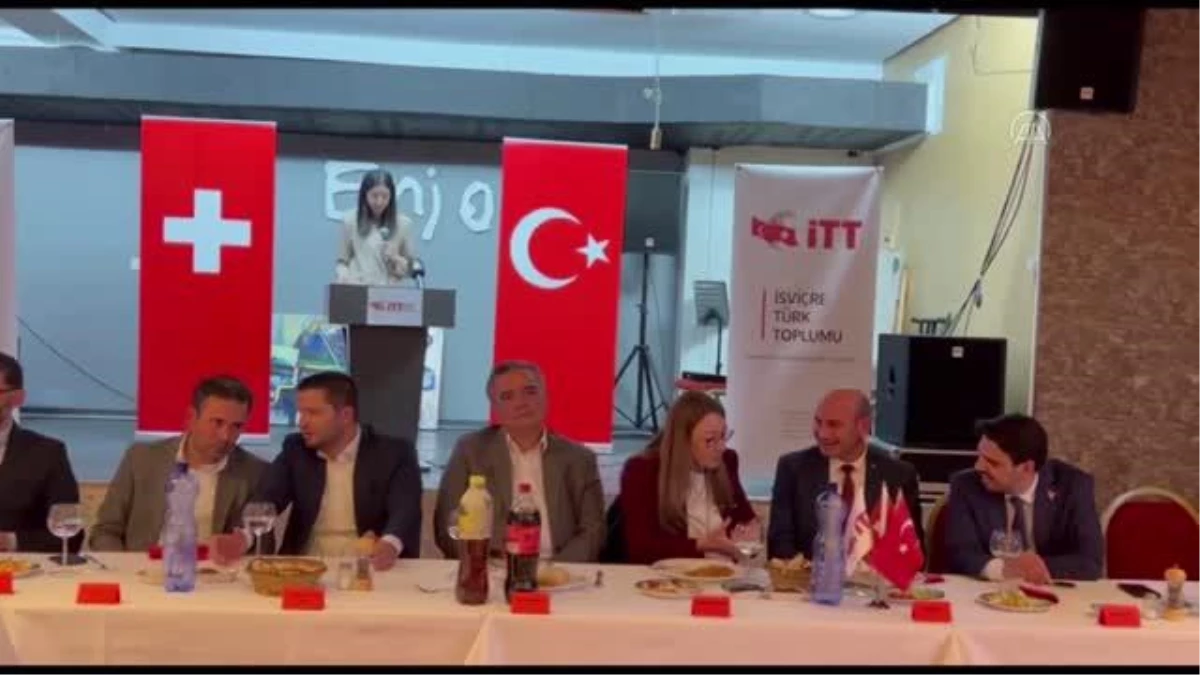 YTB Başkanı Eren, İsviçre Türk Toplumunun iftarına katıldı