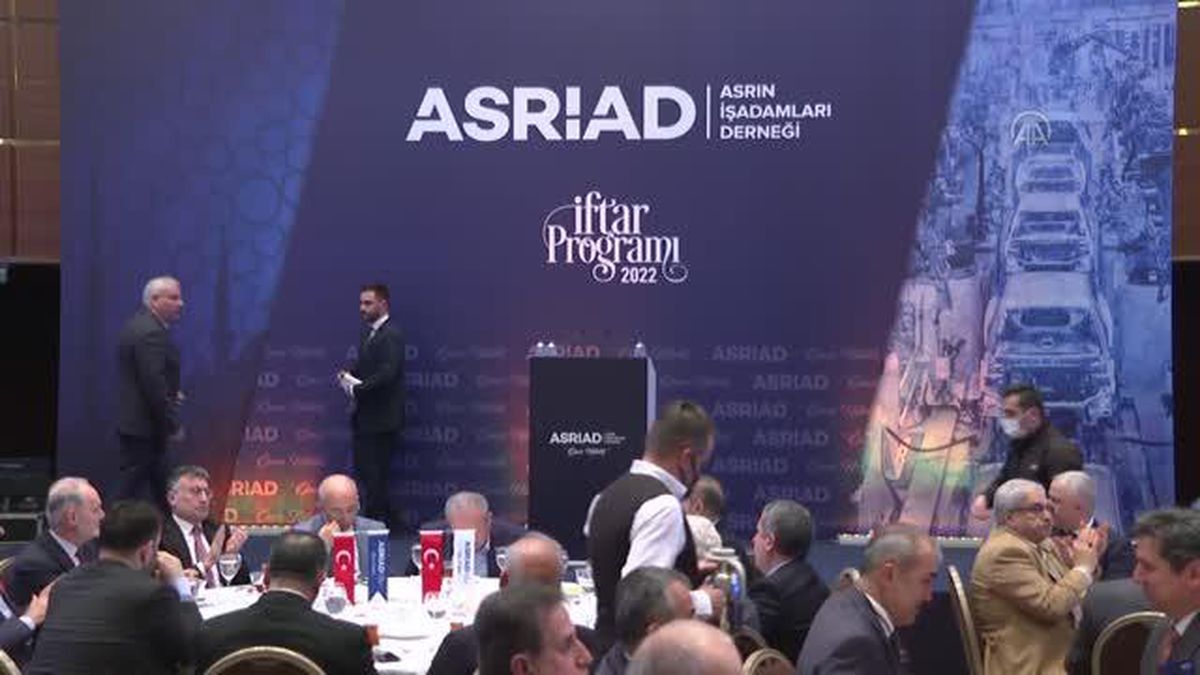 ASRİAD'ın iftar programında siyaset ve iş dünyası bir araya geldi