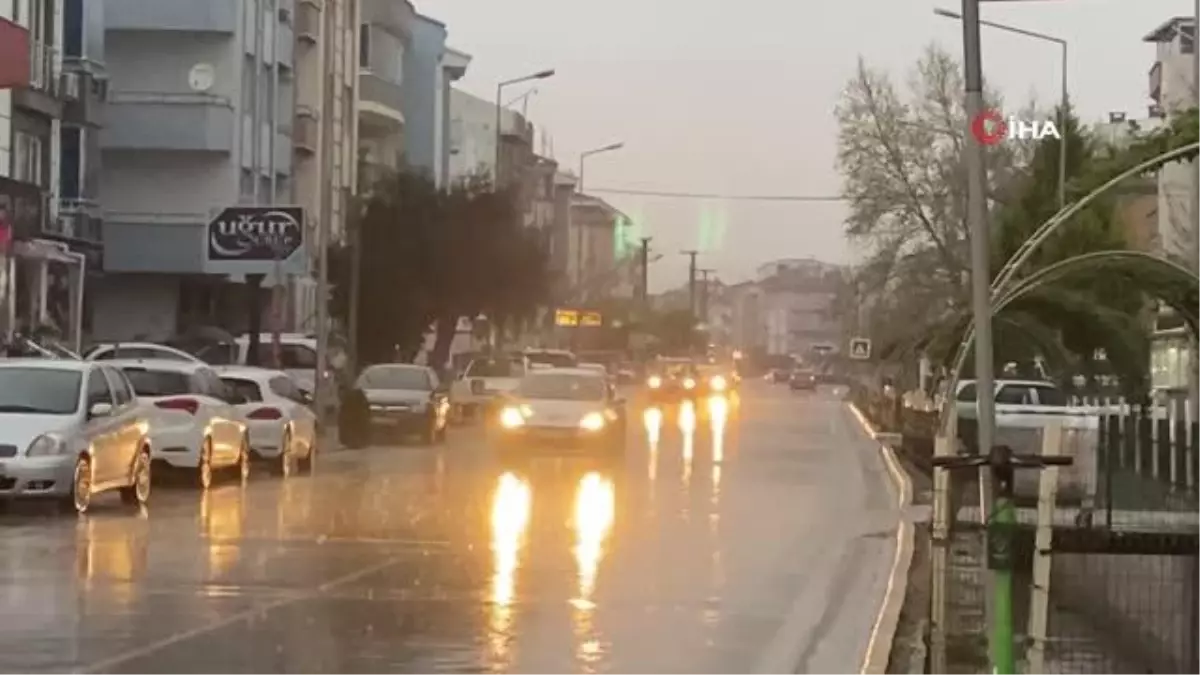 Beklenen sağanak yağış etkili oldu