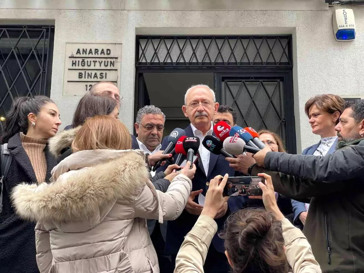 CHP Genel Başkanı Kılıçdaroğlu, Hrant Dink Vakfı'nı ziyaret etti