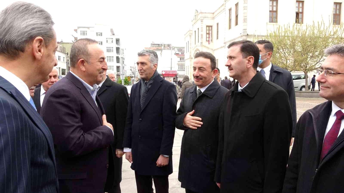 Dışişleri Bakanı Çavuşoğlu Sinop\'ta