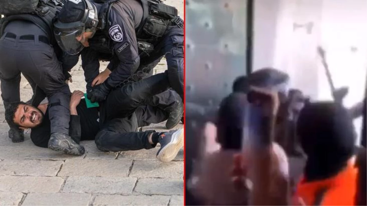 İsrail polisinin kontrolünde olan Mescid-i Aksa\'ya baskın: 9 kişi yaralandı