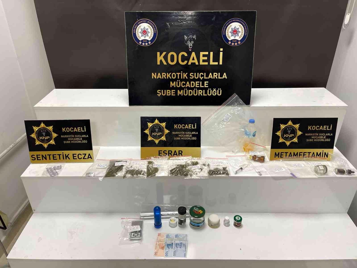 Son dakika haber | Kocaeli\'de üç farklı uyuşturucu operasyonunda 3 kişi tutuklandı